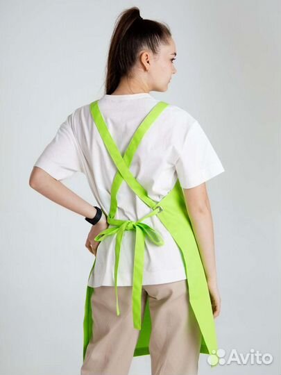 Фартук рабочий салатовый