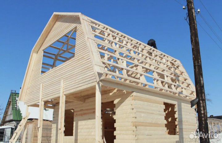 Сруб дома