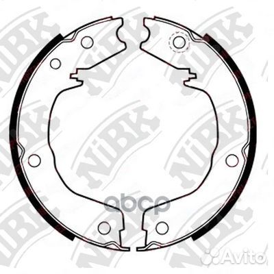 Колодки ст.торм.mitsubishi pajero III/IV 00- (d