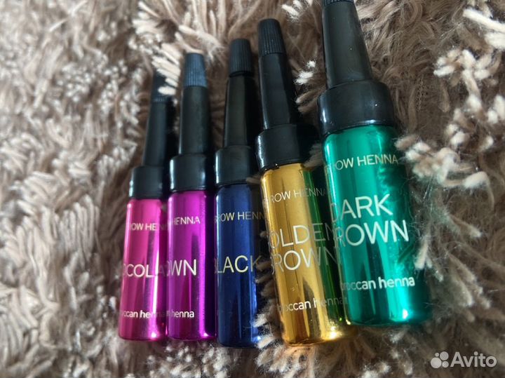 Хна для бровей ekko beauty