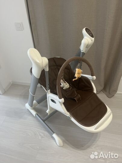 Стул для кормления nuovita unico с качелями