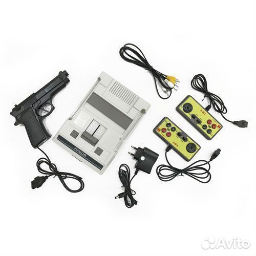 Денди игровая приставка Джуниор 2 с пистолетом