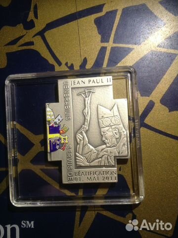 Иоанн Павел II. Медно-никель 100 франков 2011 года