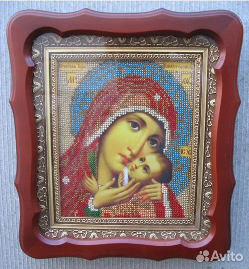 Икона вышитая бисером