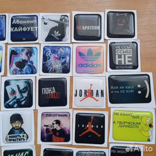 3d стикеры на телефон оптом