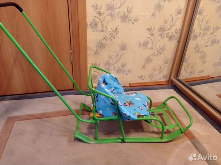 Детские санки коляска бу