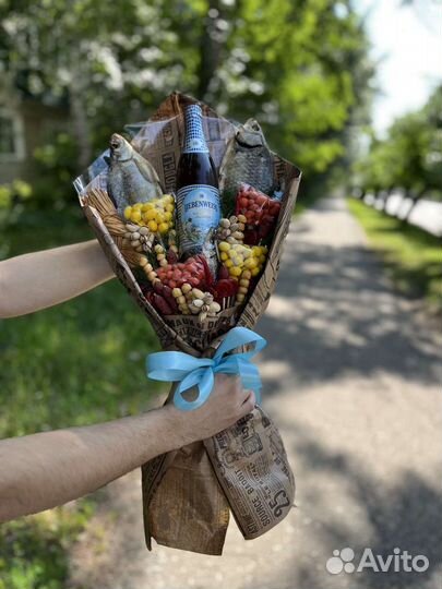 Мужские букеты съедобные