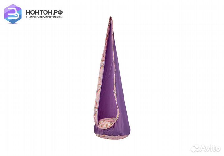 Детское подвесное кресло Polini kids Кокон фиолето