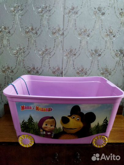 Ящик для игрушек на колесах