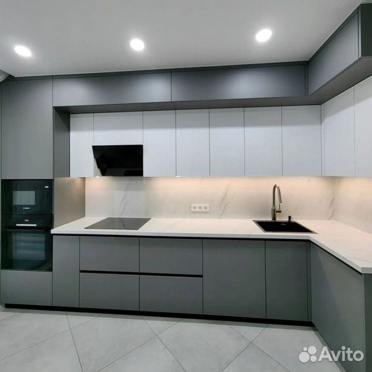 Современная кухня на заказ мдф фасады