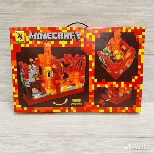 Lego Майнкрафт Шахта Редстоун Адская Крепость