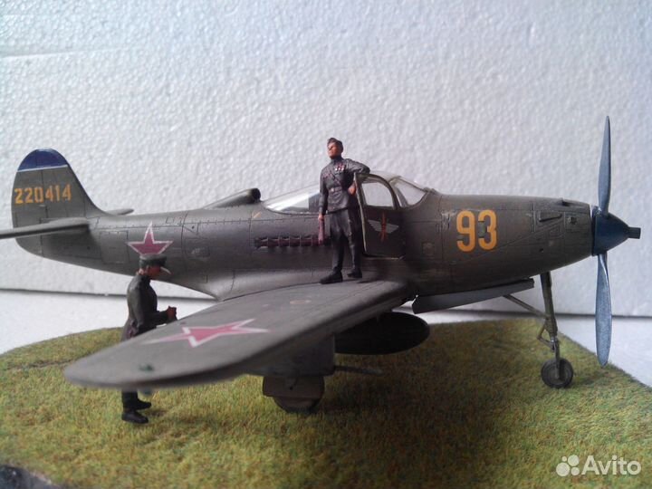 Модель 1/48 P-39Q Airacobra - диорама