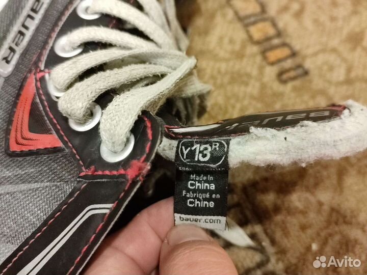 Хоккейные коньки bauer vapor x 30