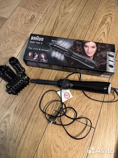 Фен щетка braun