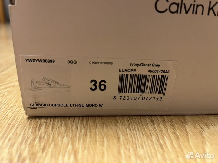 Кеды женские Calvin Klein 36