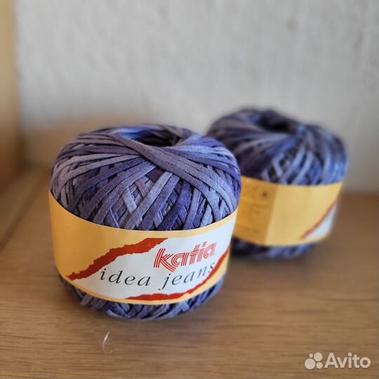 Пряжа katia yarns лён хлопок idea jeans