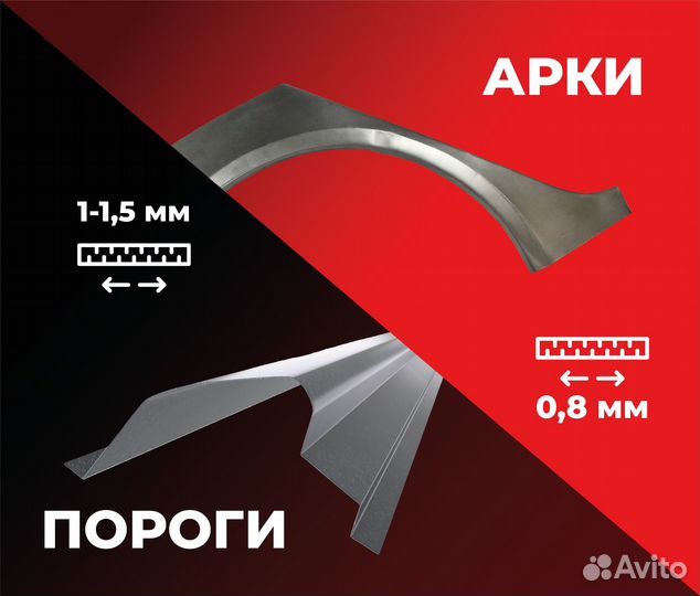 Пороги и арки SsangYong Ковылкино
