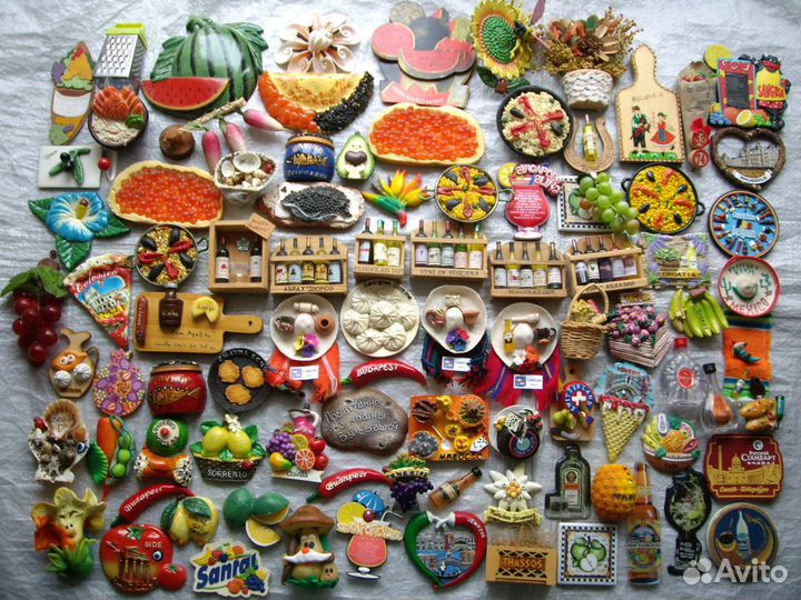 Магниты на холодильник абс Керамика Еда Человечки