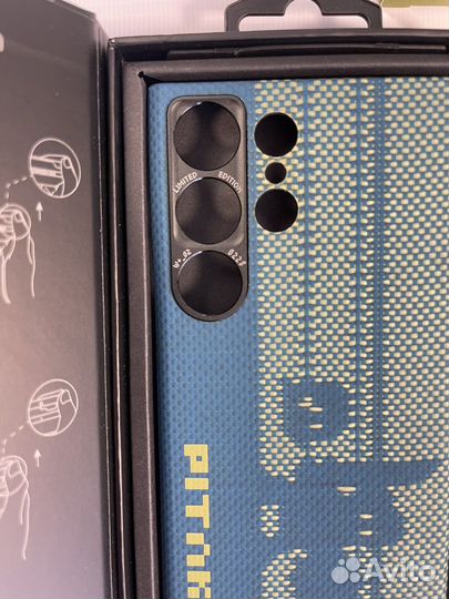 Чехол Pitaka samsung s23 ultra pixel game