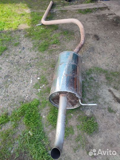 Глушитель на skoda fabia 2