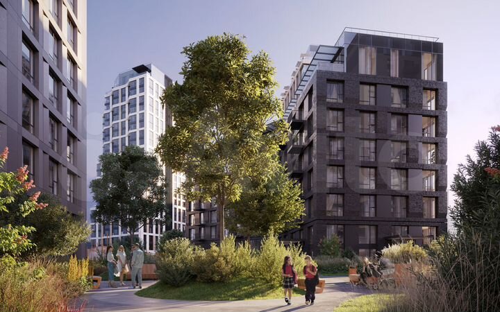 1-к. квартира, 54,4 м², 2/22 эт.