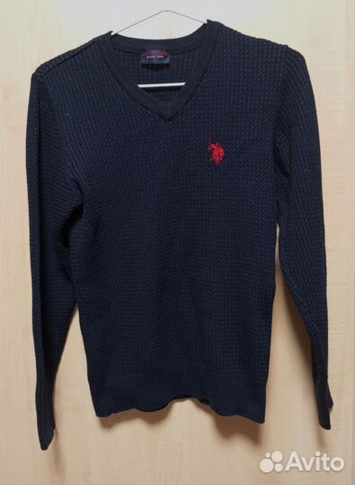 Джемпер синий polo