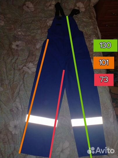 Синий комбенизон спецодежда скорая помощь