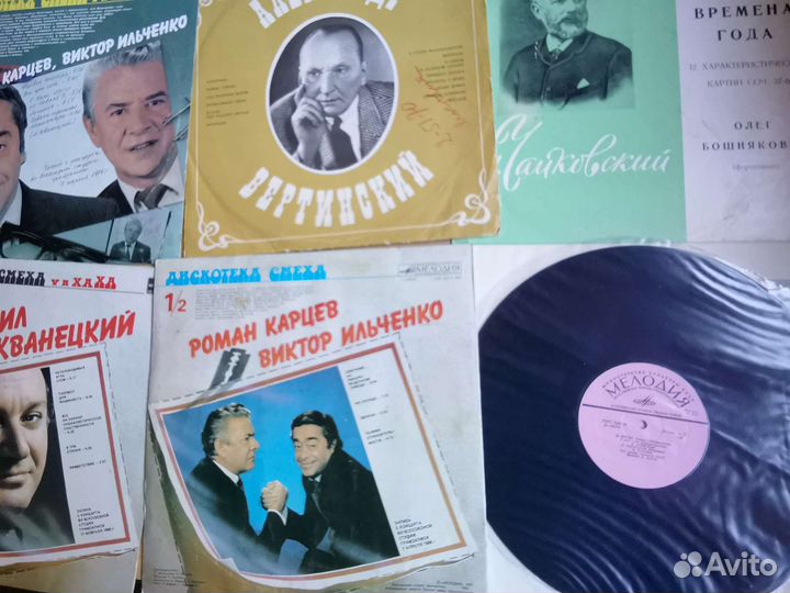 Пластинки виниловые