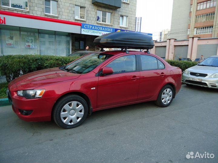 Багажник бокс на крышу Mitsubishi Lancer X (2007)
