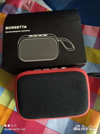 Блютуз колонка с радио новая