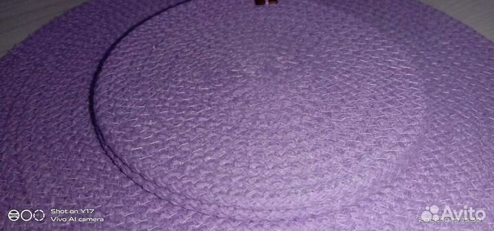 Сервировочные салфетки из джута и капроновой нити