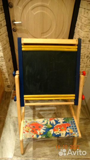 Детский мольберт I’m Toy из Бука (двухсторонний)