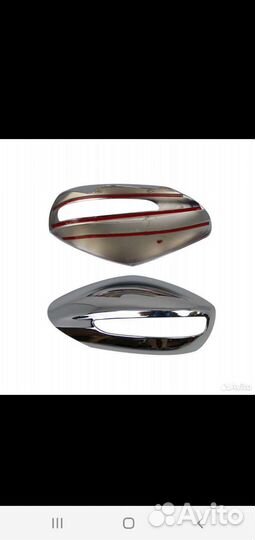 Накладки на зеркала на hyundai sonata yf (хром)