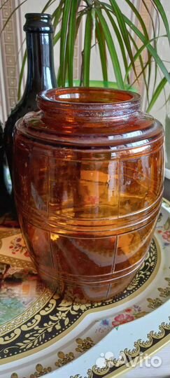 Ваза йодовое стекло
