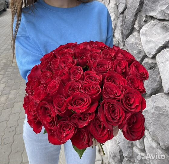 Розы 101 роза 51 роза 29 роз Цветы букет Доставка
