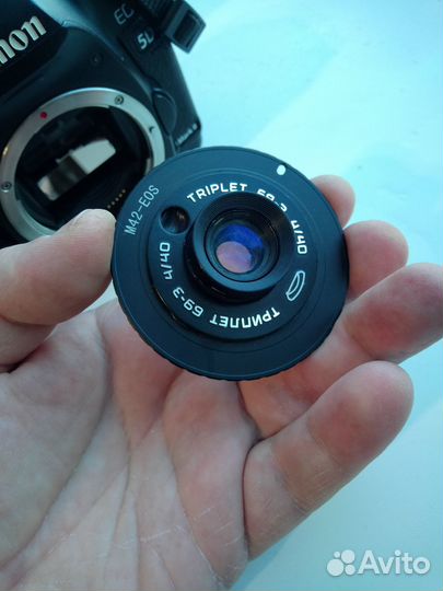 Триплет-69-3 4/40 на байонет Canon EF