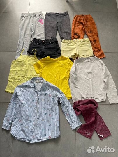 Вещи для девочки 128-140см 9-10 лет пакетом