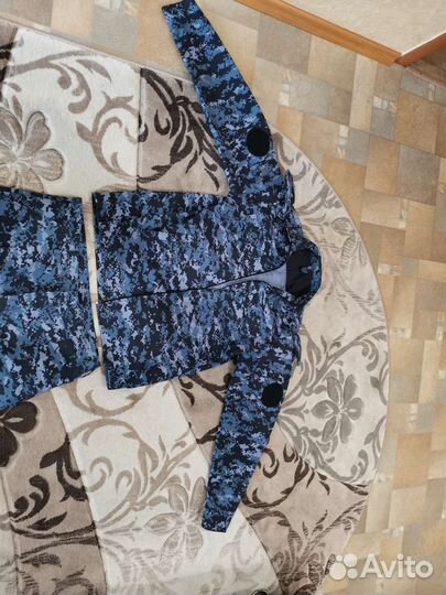 Камуфляж синяя цифра