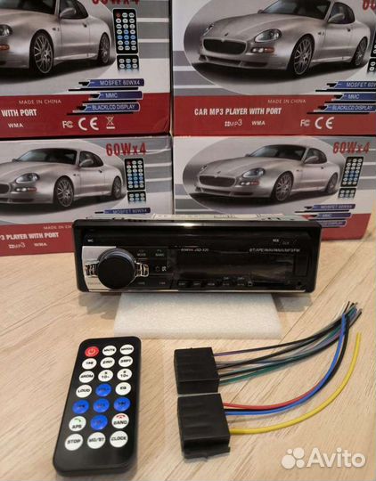 Автомагнитола 1Din 240Вт (Bluetooth/AUX/USB) Новая