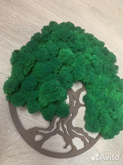 Панно Древо жизни из мха, своими руками