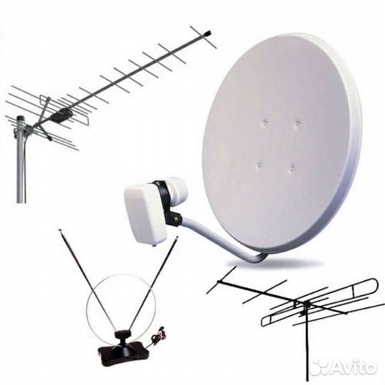 Установка, ремонт спутниковых,цифровых антенн тв