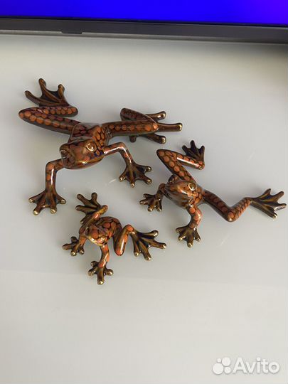 Лягушки декоративные стеклянные