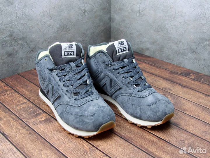 Кроссовки мужские New Balance 574 Lux/ темно синий