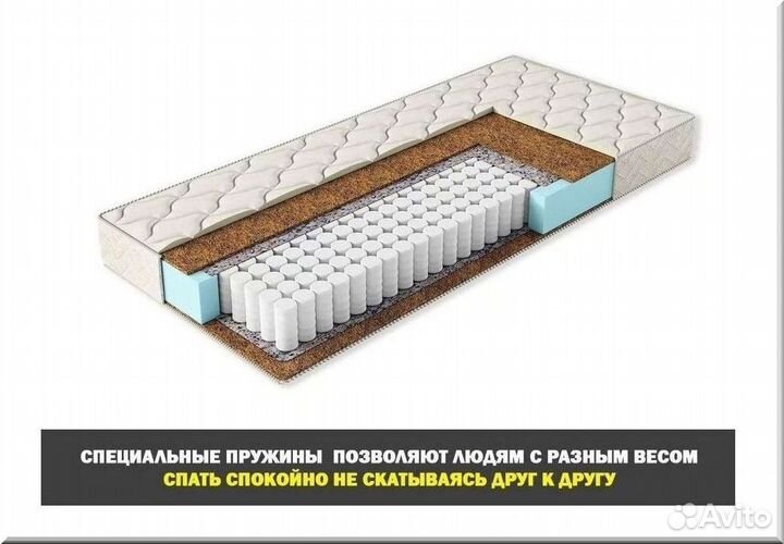 Матрас двуспальный
