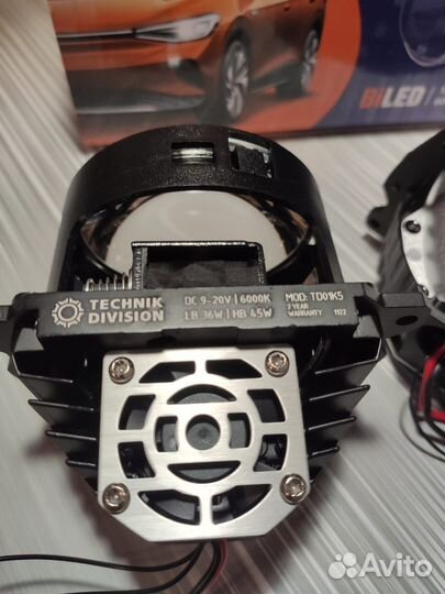 Линзы в фару Bi-Led MTF Technik Division 3.0 дюйма