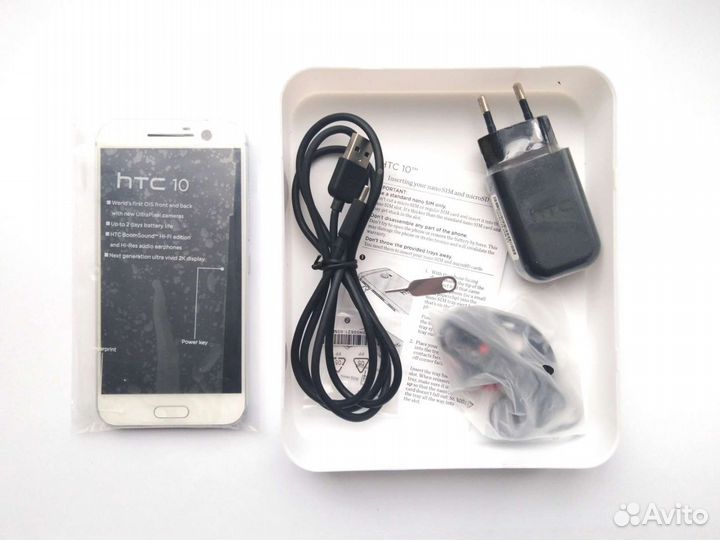 Смартфон HTC 10 белый (Silver/32gb)