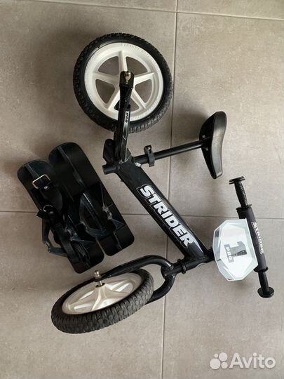 Беговел strider 12' PRO Black Pearl