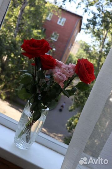 Вазы хрусталь идеальное состояние винтаж