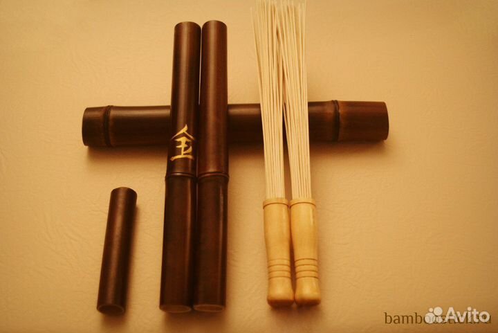Бамбуковые палочки для массажа