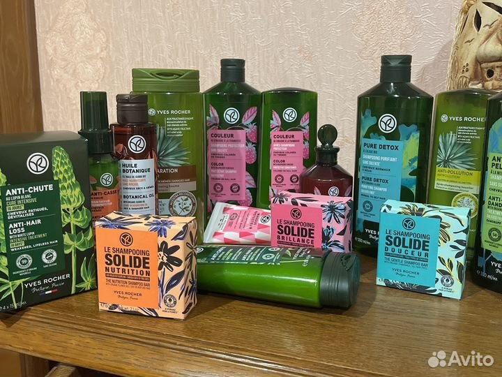 Шампуни,кондиционеры,бальзамы для волос ив роше